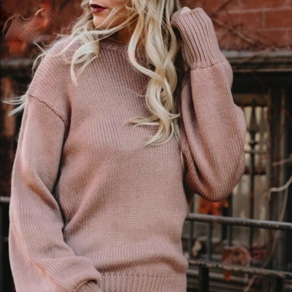 🎉HP🎉 5 ⭐️Open  Back Tie Sweater 1-L Left - Picture 2 of 3